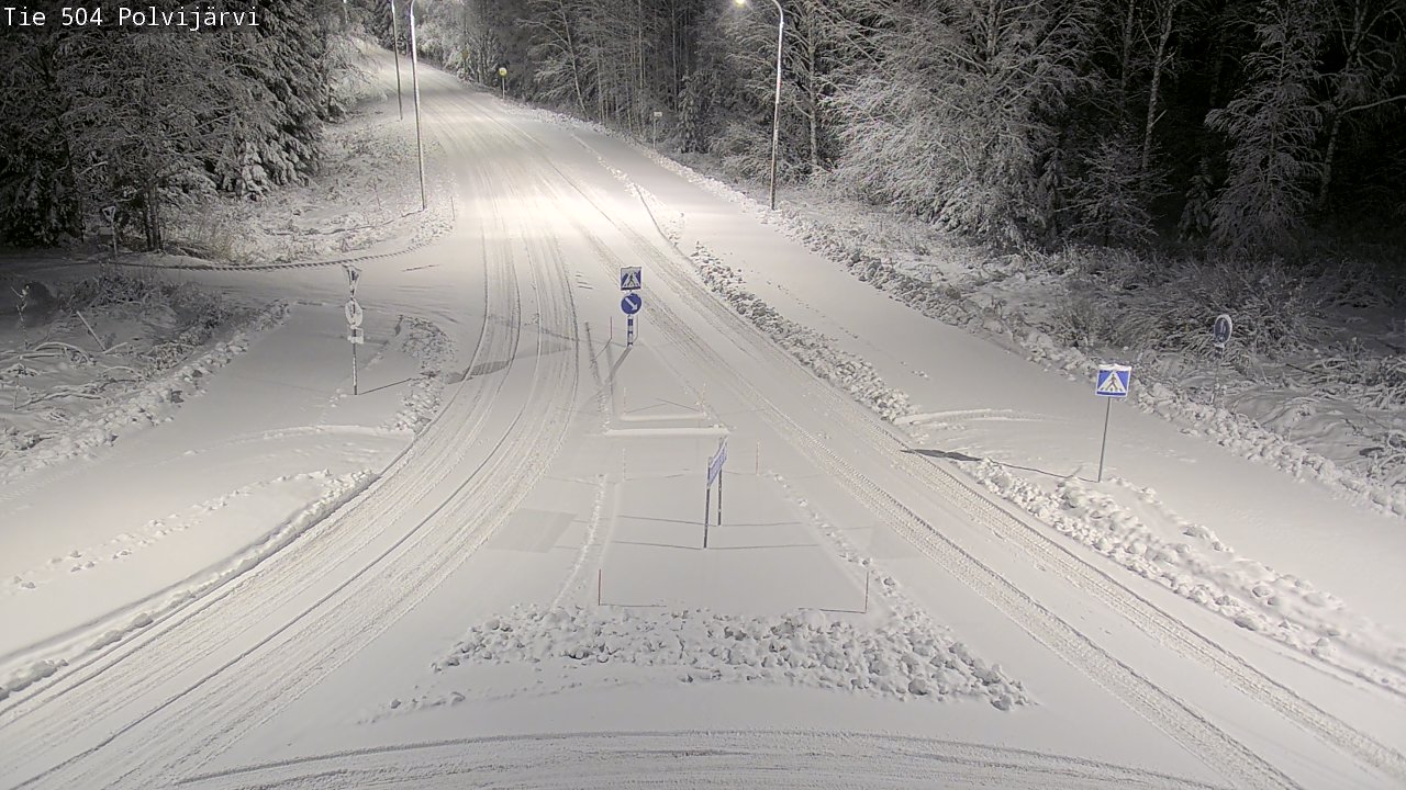 Kelikamerat Kuva Tie 504 Polvijärvi, Polvijärvi, Pohjois-Karjala
