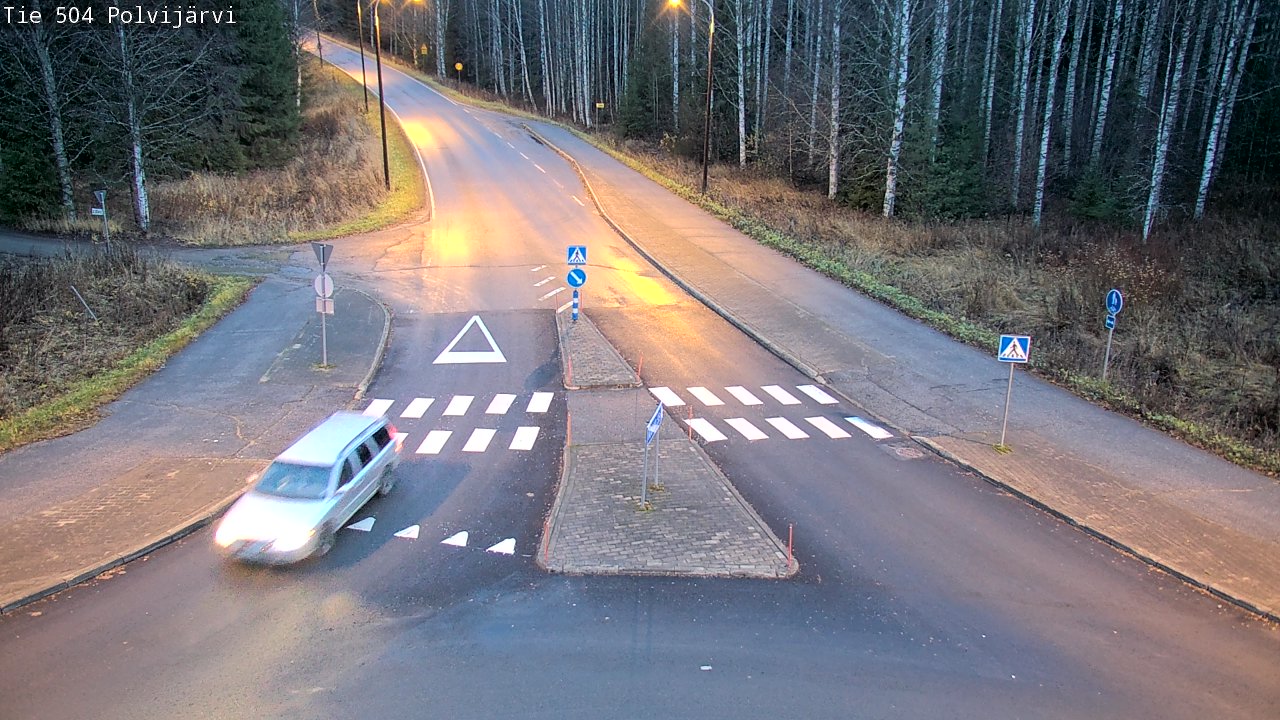 Kelikamerat Kuva Tie 504 Polvijärvi, Polvijärvi, Pohjois-Karjala