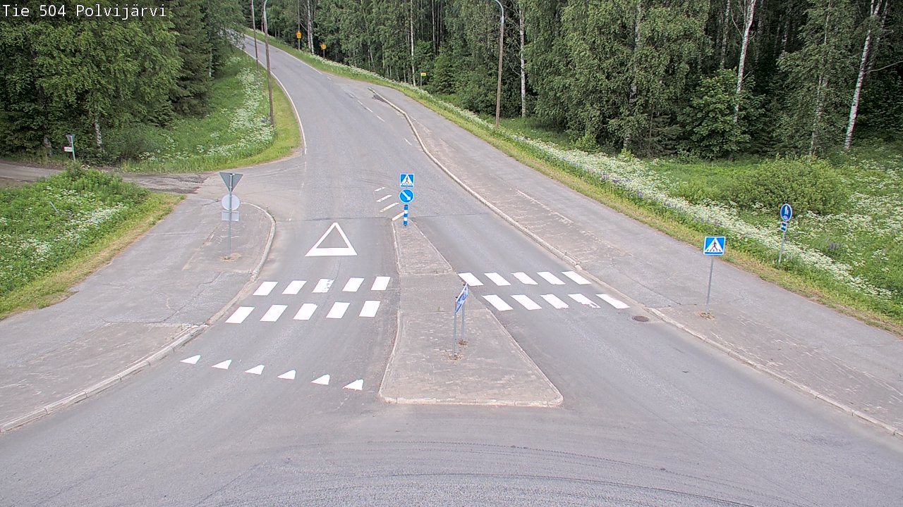 Kelikamerat Kuva Tie 504 Polvijärvi, Polvijärvi, Pohjois-Karjala