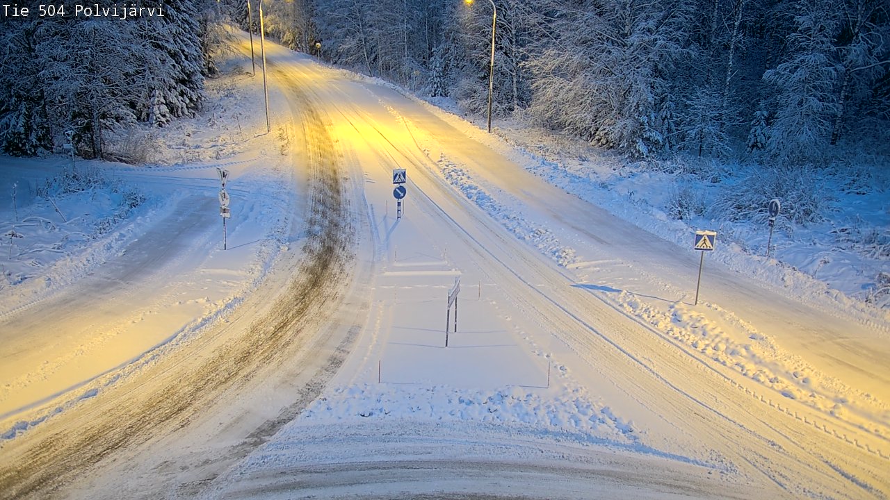 Kelikamerat Kuva Tie 504 Polvijärvi, Polvijärvi, Pohjois-Karjala