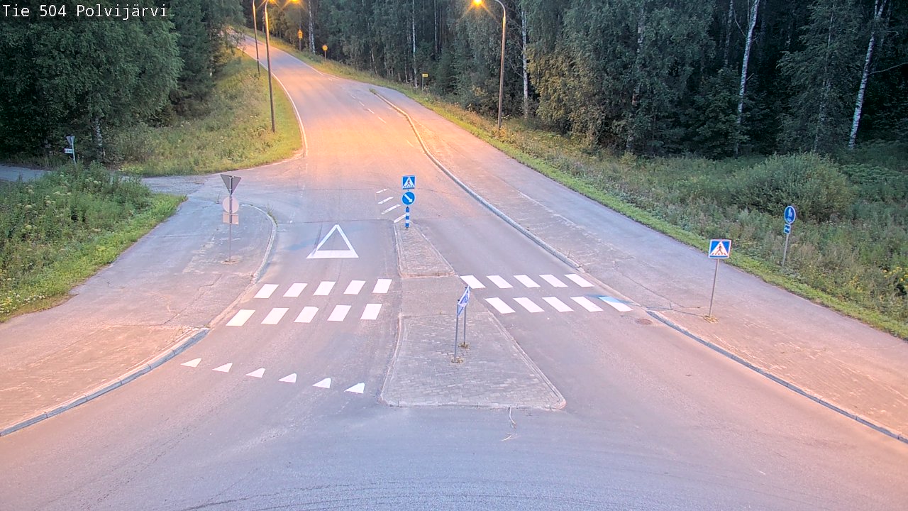 Kelikamerat Kuva Tie 504 Polvijärvi, Polvijärvi, Pohjois-Karjala