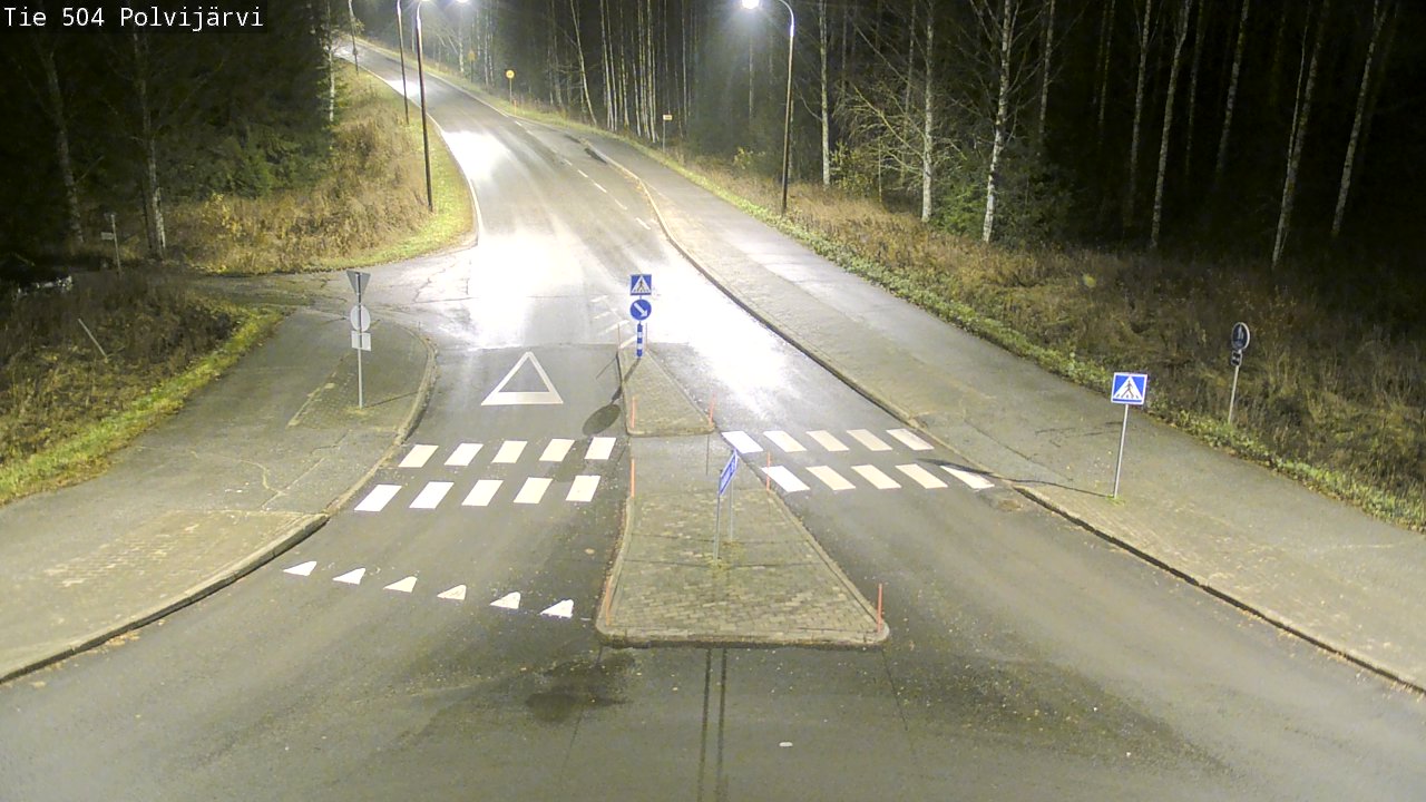 Kelikamerat Kuva Tie 504 Polvijärvi, Polvijärvi, Pohjois-Karjala