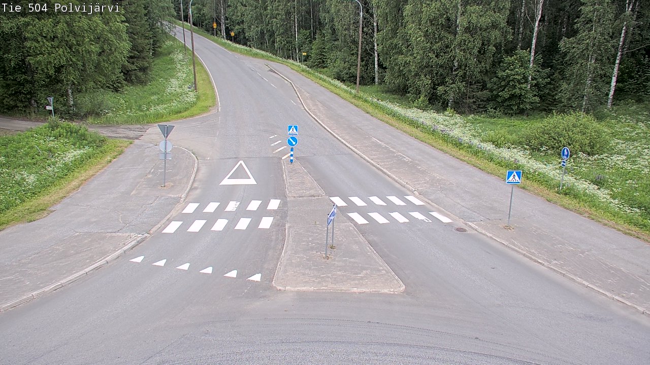 Kelikamerat Kuva Tie 504 Polvijärvi, Polvijärvi, Pohjois-Karjala