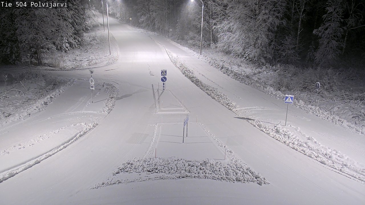 Kelikamerat Kuva Tie 504 Polvijärvi, Polvijärvi, Pohjois-Karjala