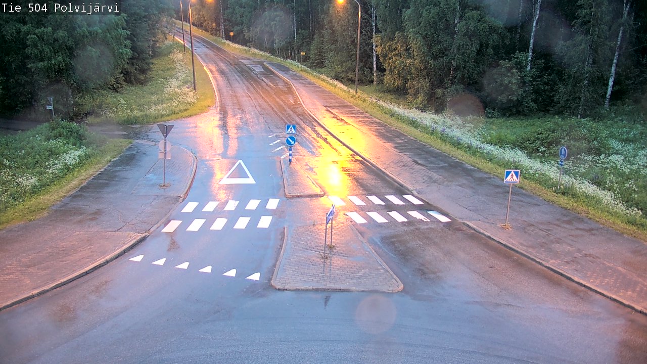 Kelikamerat Kuva Tie 504 Polvijärvi, Polvijärvi, Pohjois-Karjala