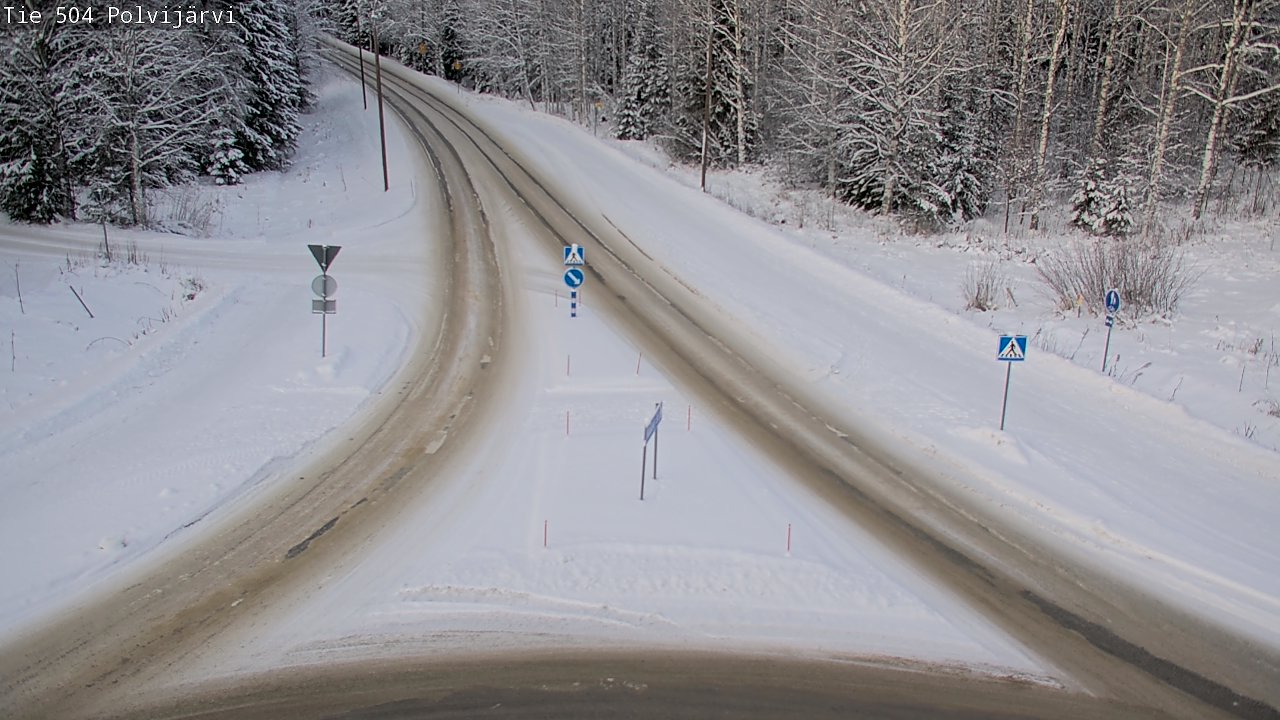 Kelikamerat Kuva Tie 504 Polvijärvi, Polvijärvi, Pohjois-Karjala