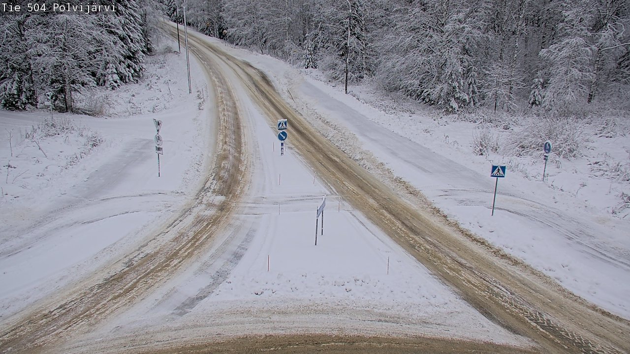 Kelikamerat Kuva Tie 504 Polvijärvi, Polvijärvi, Pohjois-Karjala