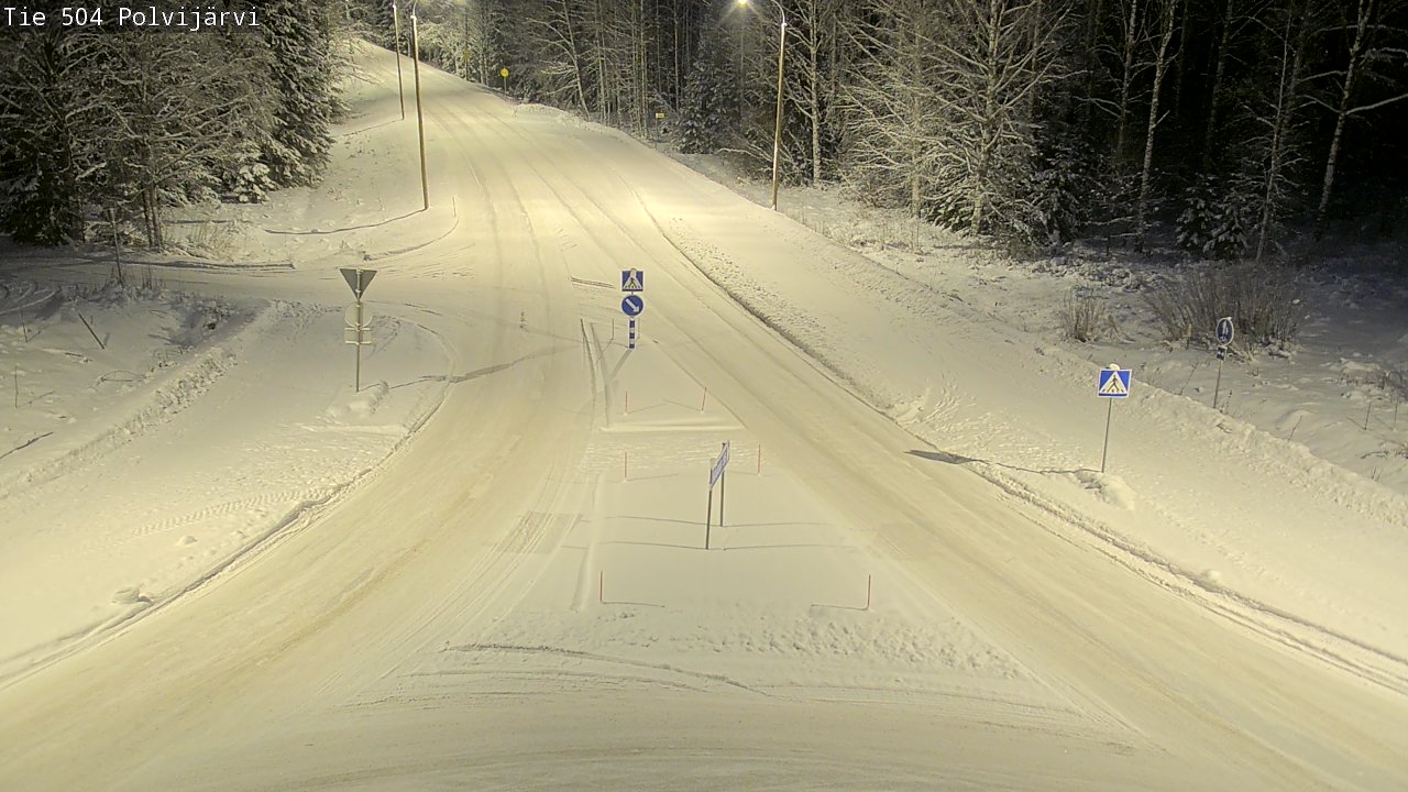 Kelikamerat Kuva Tie 504 Polvijärvi, Polvijärvi, Pohjois-Karjala