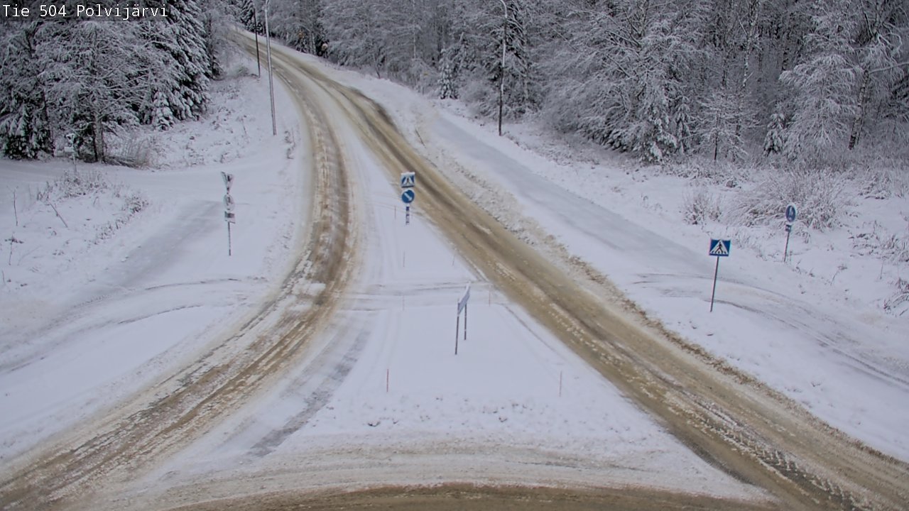 Kelikamerat Kuva Tie 504 Polvijärvi, Polvijärvi, Pohjois-Karjala