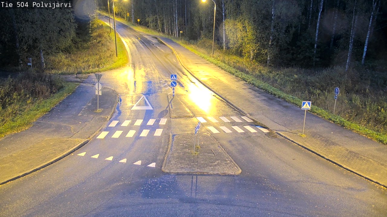 Kelikamerat Kuva Tie 504 Polvijärvi, Polvijärvi, Pohjois-Karjala