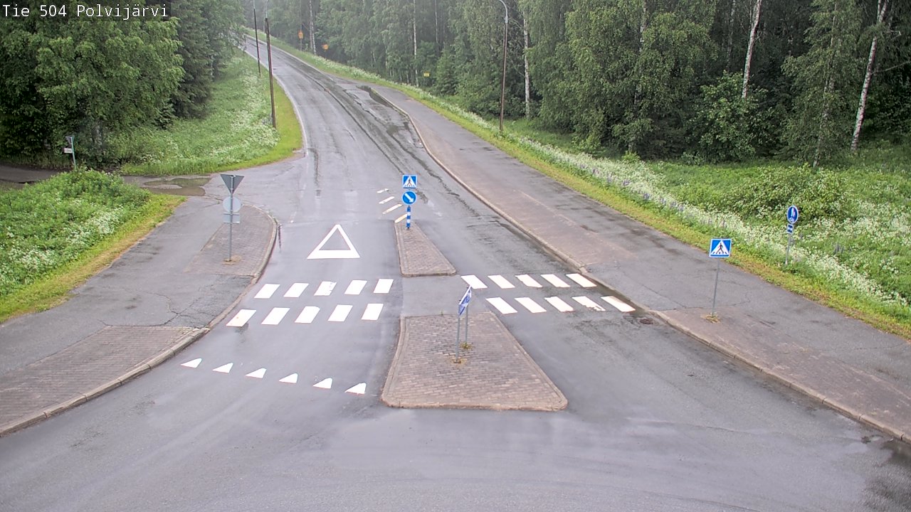 Kelikamerat Kuva Tie 504 Polvijärvi, Polvijärvi, Pohjois-Karjala