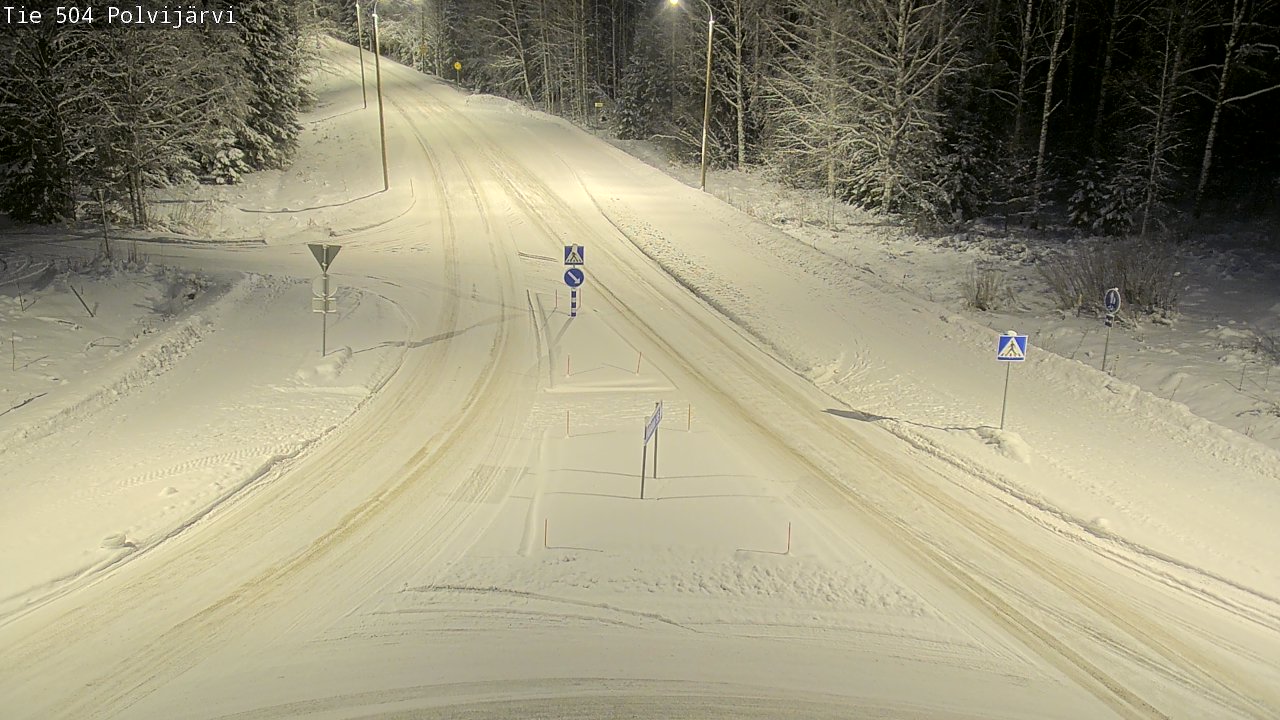 Kelikamerat Kuva Tie 504 Polvijärvi, Polvijärvi, Pohjois-Karjala