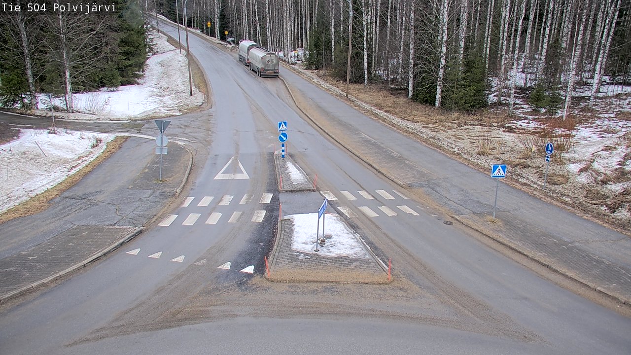 Weather Camera Image Road 504 Polvijärvi, Polvijärvi, Pohjois-Karjala