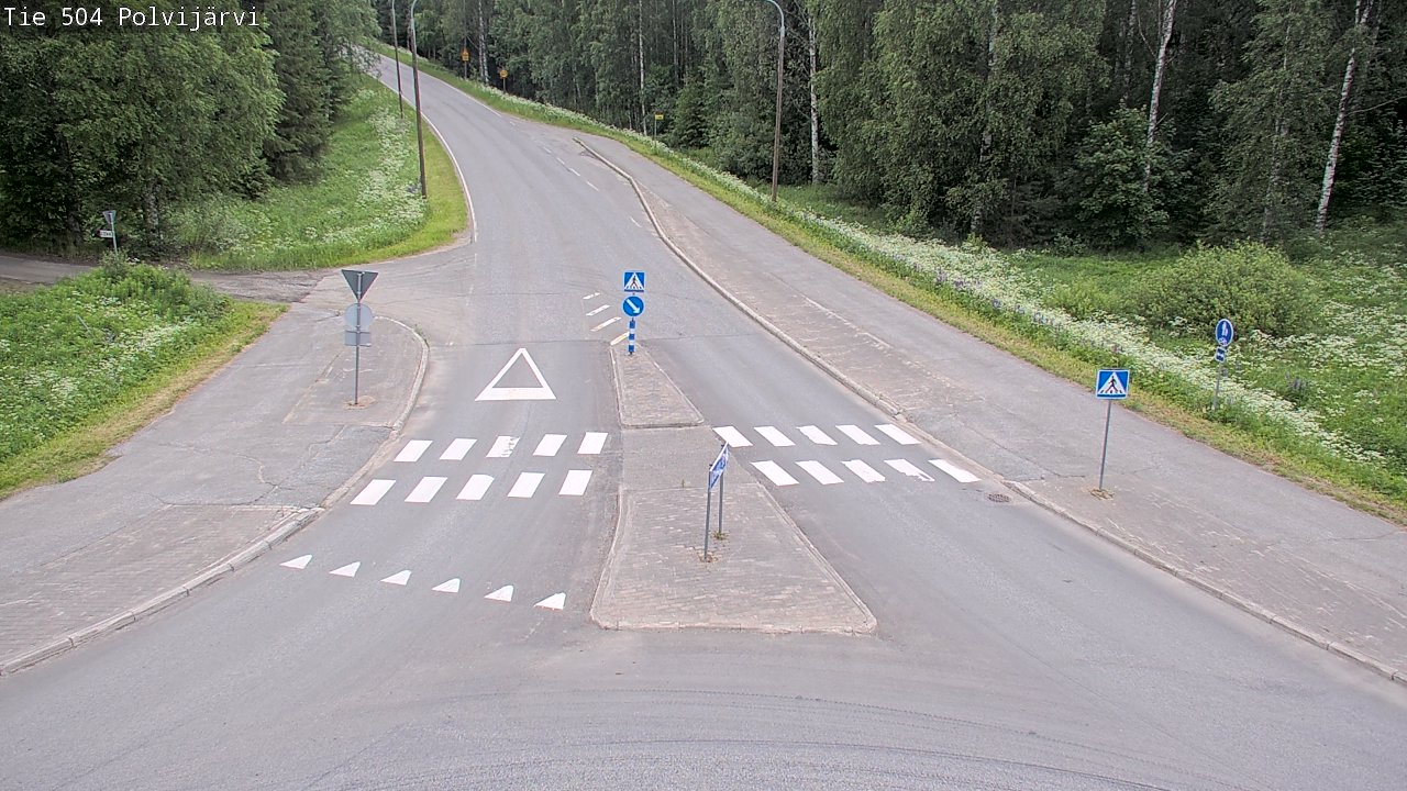 Kelikamerat Kuva Tie 504 Polvijärvi, Polvijärvi, Pohjois-Karjala
