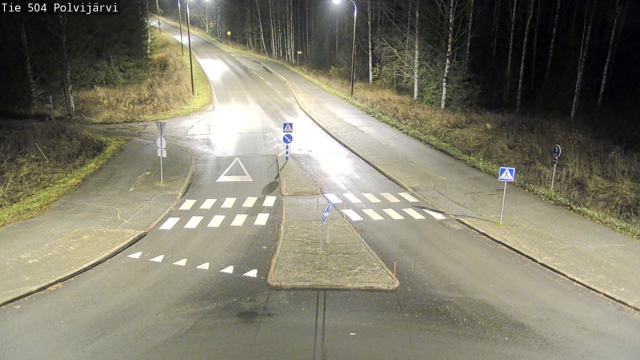 Kelikamerat Kuva Tie 504 Polvijärvi, Polvijärvi, Pohjois-Karjala