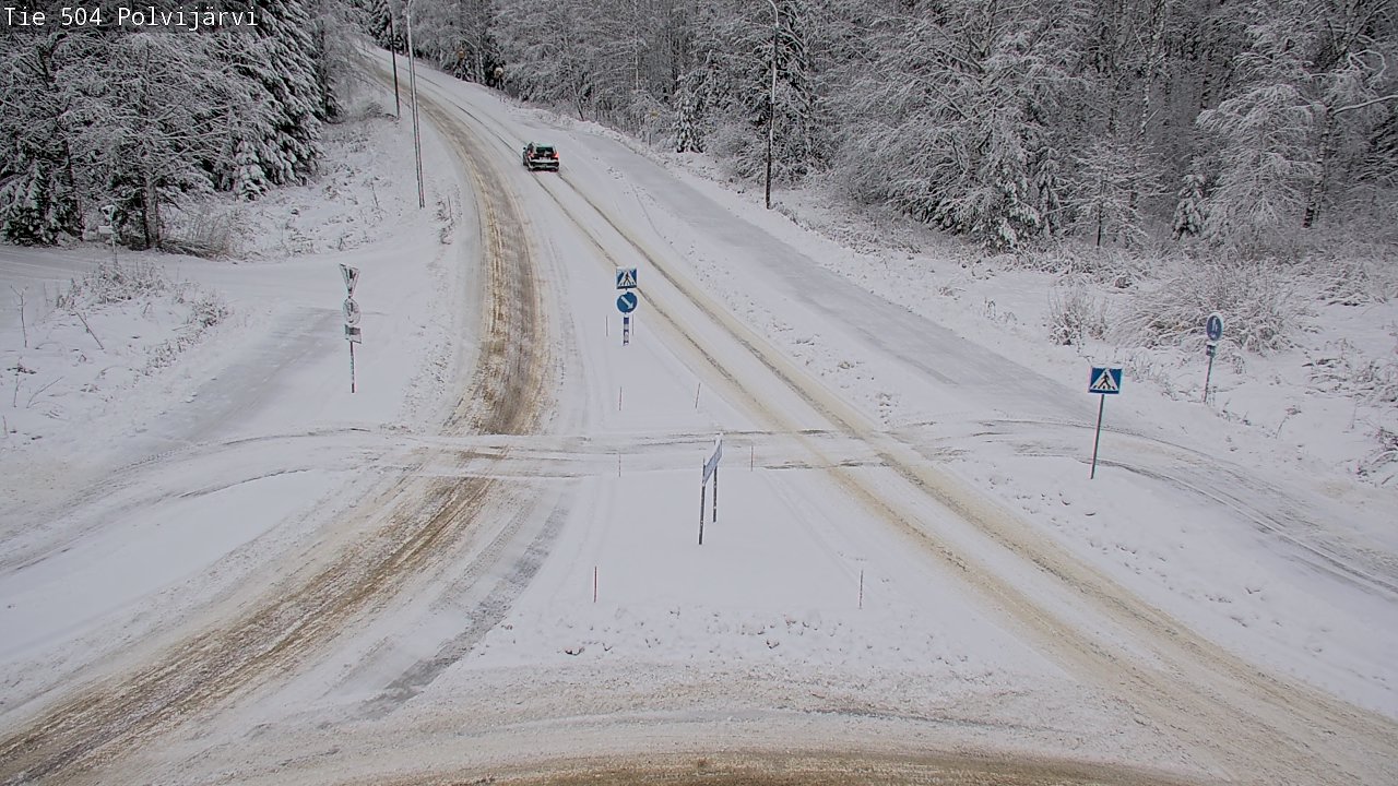 Kelikamerat Kuva Tie 504 Polvijärvi, Polvijärvi, Pohjois-Karjala