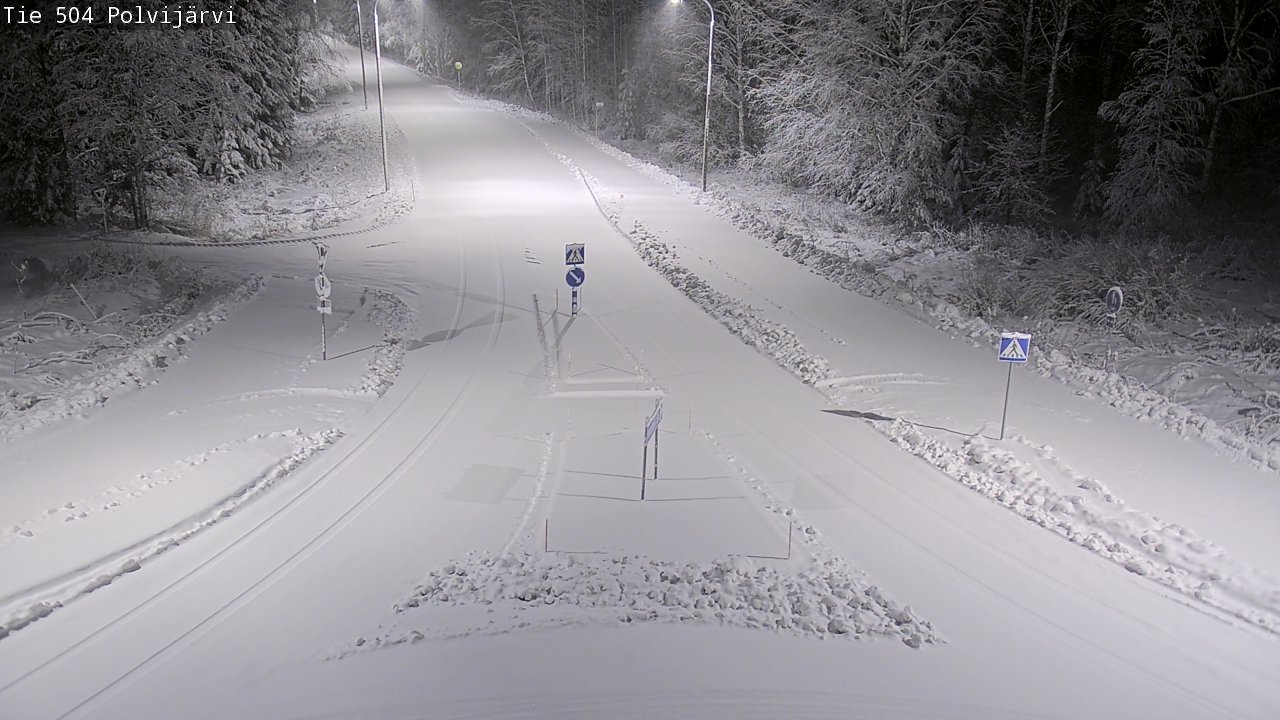 Kelikamerat Kuva Tie 504 Polvijärvi, Polvijärvi, Pohjois-Karjala