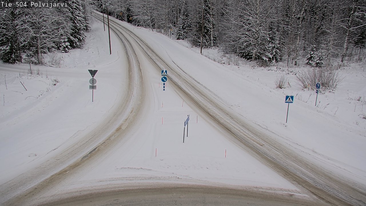 Kelikamerat Kuva Tie 504 Polvijärvi, Polvijärvi, Pohjois-Karjala