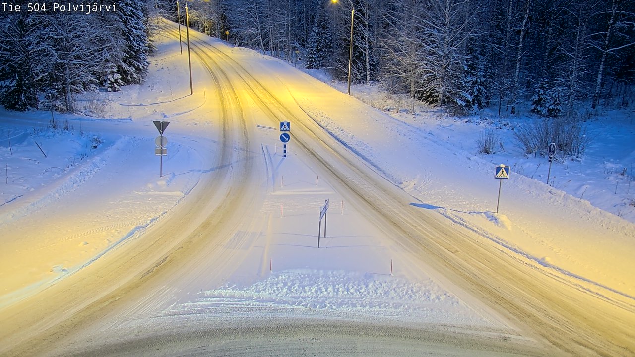 Kelikamerat Kuva Tie 504 Polvijärvi, Polvijärvi, Pohjois-Karjala