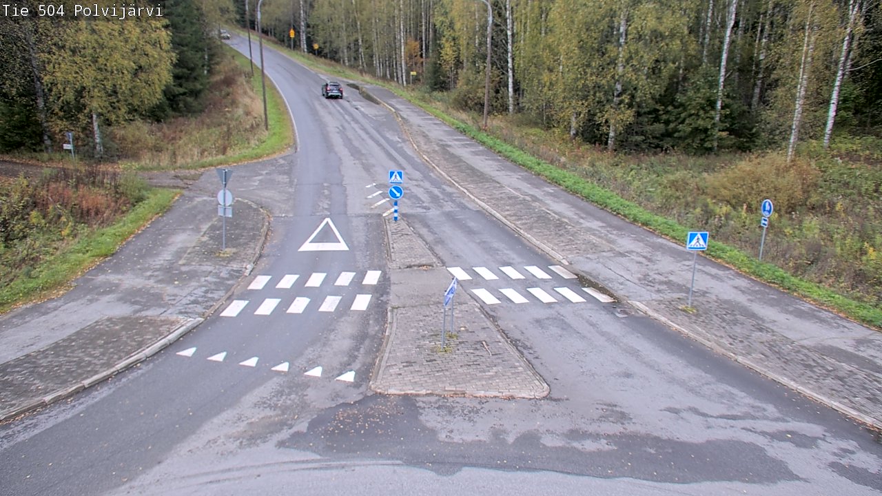 Kelikamerat Kuva Tie 504 Polvijärvi, Polvijärvi, Pohjois-Karjala