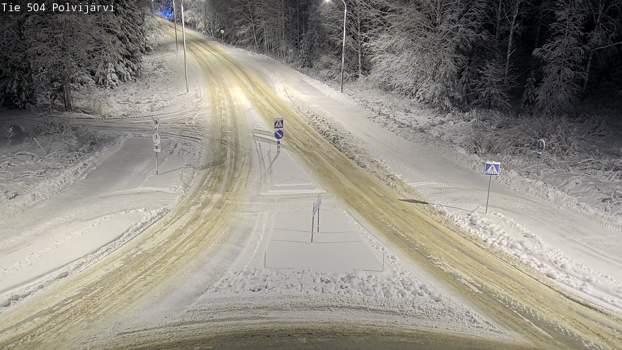 Kelikamerat Kuva Tie 504 Polvijärvi, Polvijärvi, Pohjois-Karjala