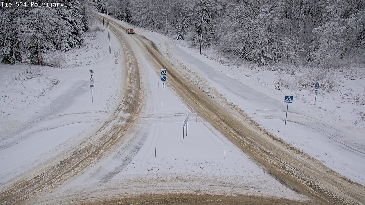 Kelikamerat Kuva Tie 504 Polvijärvi, Polvijärvi, Pohjois-Karjala
