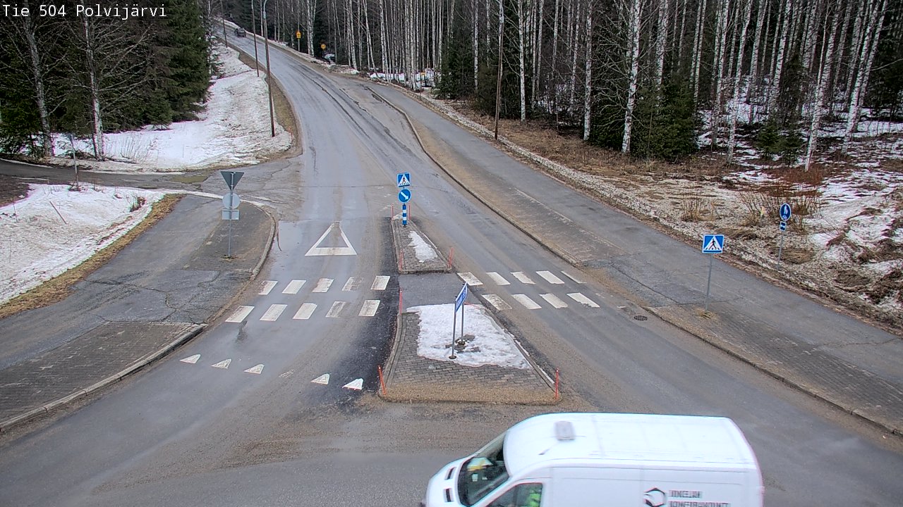Weather Camera Image Väg 504 Polvijärvi, Polvijärvi, Pohjois-Karjala