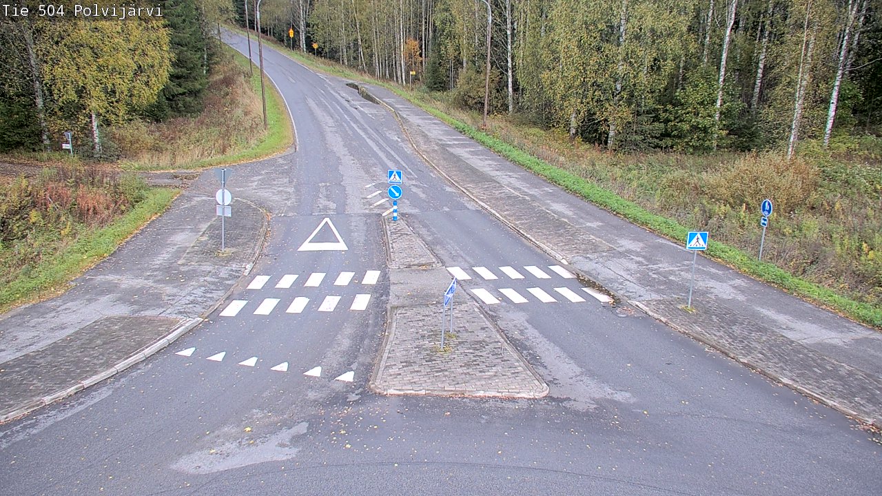 Weather Camera Image Road 504 Polvijärvi, Polvijärvi, Pohjois-Karjala