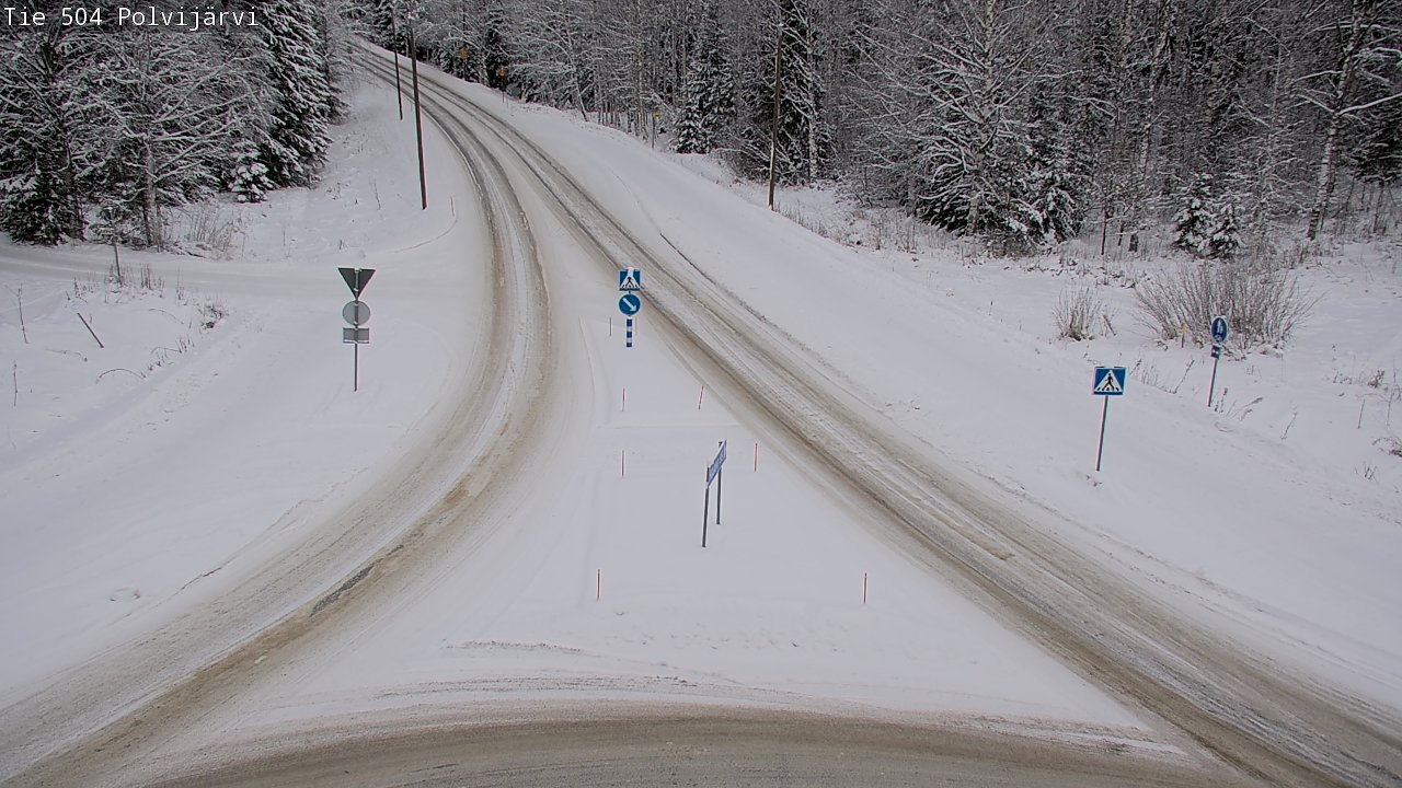Kelikamerat Kuva Tie 504 Polvijärvi, Polvijärvi, Pohjois-Karjala