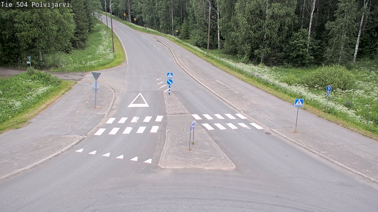 Kelikamerat Kuva Tie 504 Polvijärvi, Polvijärvi, Pohjois-Karjala