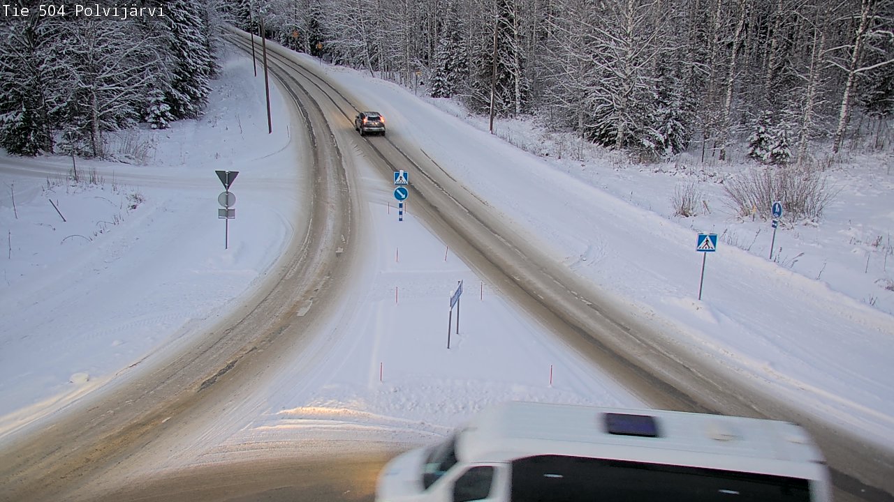 Kelikamerat Kuva Tie 504 Polvijärvi, Polvijärvi, Pohjois-Karjala