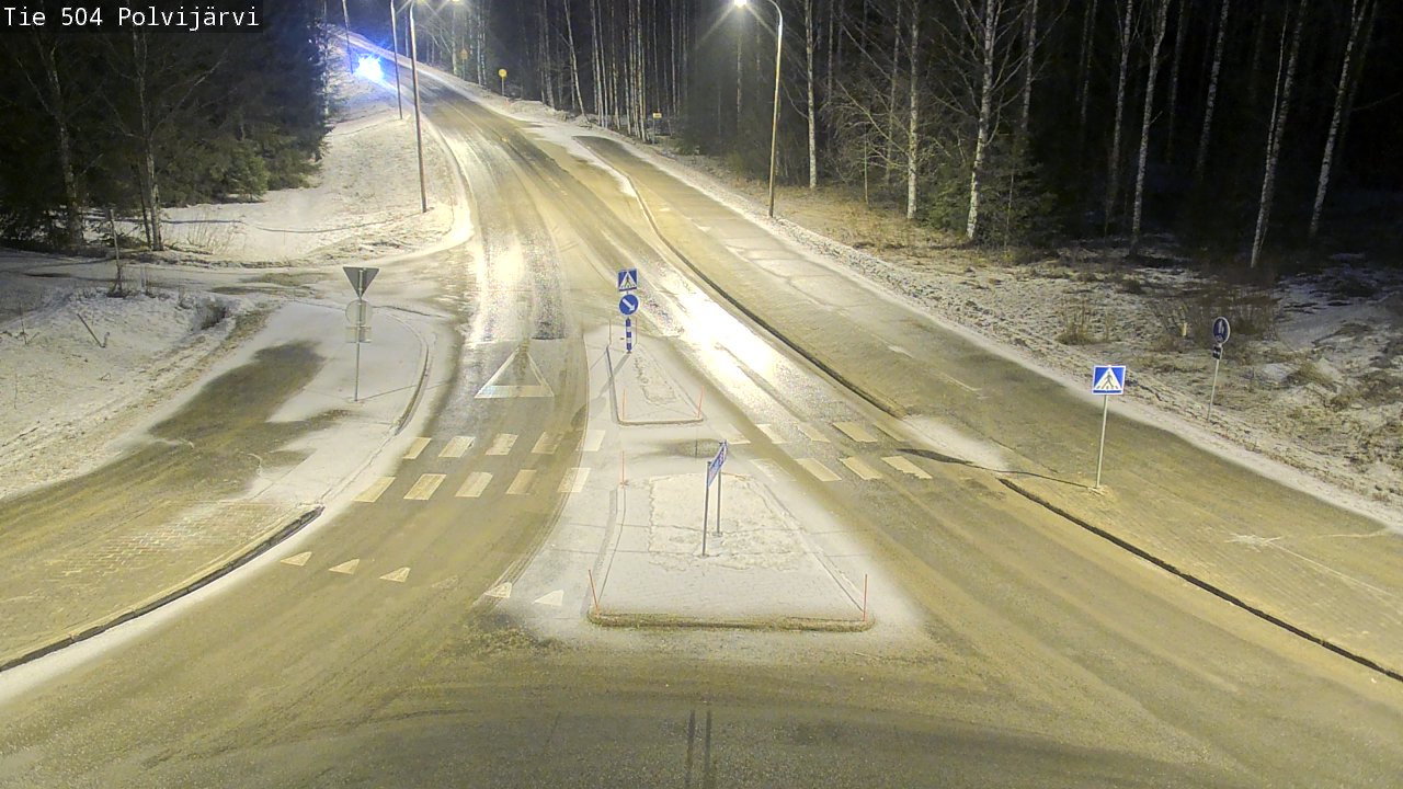 Kelikamerat Kuva Tie 504 Polvijärvi, Polvijärvi, Pohjois-Karjala