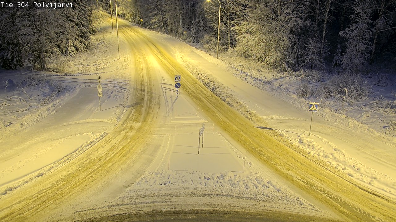 Kelikamerat Kuva Tie 504 Polvijärvi, Polvijärvi, Pohjois-Karjala