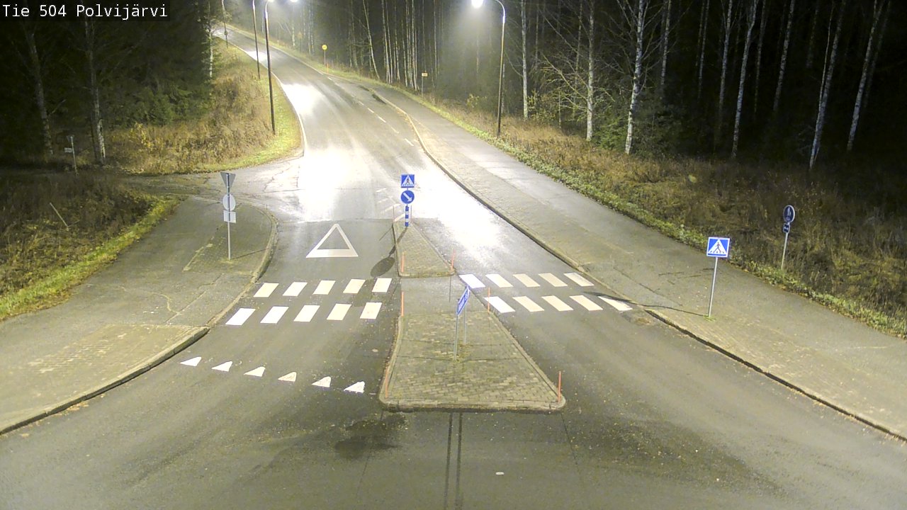 Kelikamerat Kuva Tie 504 Polvijärvi, Polvijärvi, Pohjois-Karjala