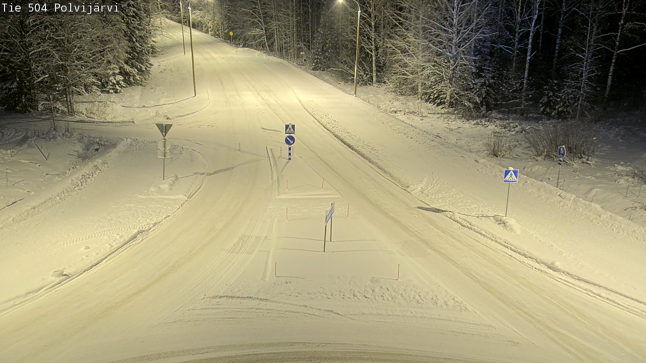 Kelikamerat Kuva Tie 504 Polvijärvi, Polvijärvi, Pohjois-Karjala