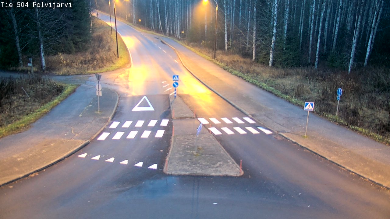 Kelikamerat Kuva Tie 504 Polvijärvi, Polvijärvi, Pohjois-Karjala