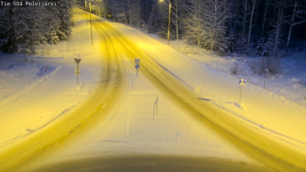 Kelikamerat Kuva Tie 504 Polvijärvi, Polvijärvi, Pohjois-Karjala