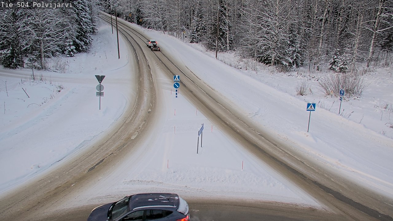 Kelikamerat Kuva Tie 504 Polvijärvi, Polvijärvi, Pohjois-Karjala