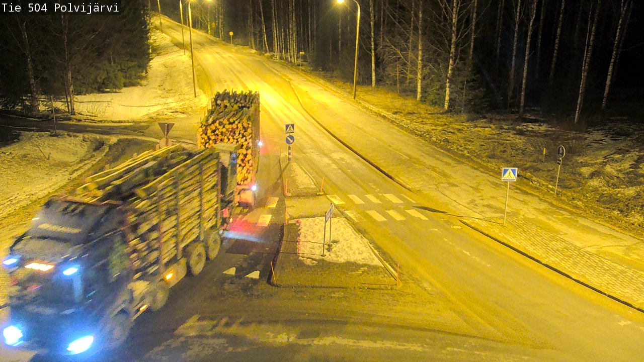 Kelikamerat Kuva Tie 504 Polvijärvi, Polvijärvi, Pohjois-Karjala