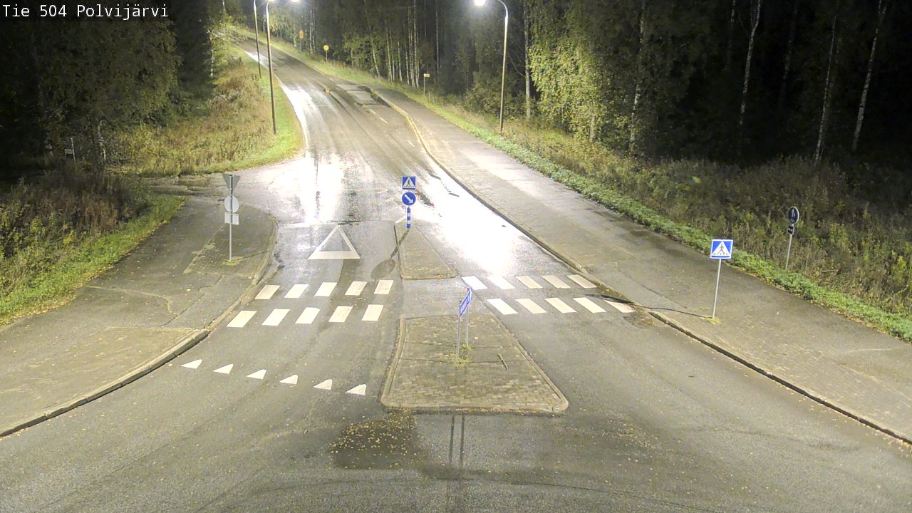 Kelikamerat Kuva Tie 504 Polvijärvi, Polvijärvi, Pohjois-Karjala