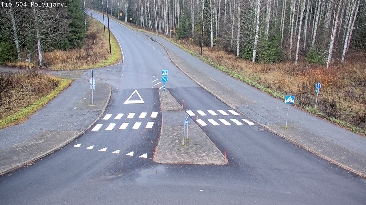 Kelikamerat Kuva Tie 504 Polvijärvi, Polvijärvi, Pohjois-Karjala