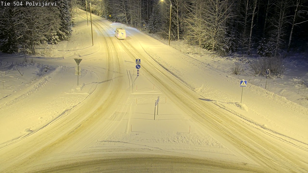 Kelikamerat Kuva Tie 504 Polvijärvi, Polvijärvi, Pohjois-Karjala