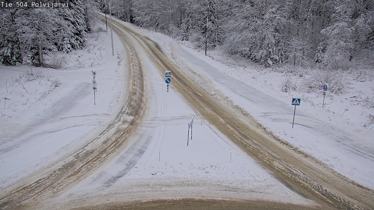 Kelikamerat Kuva Tie 504 Polvijärvi, Polvijärvi, Pohjois-Karjala