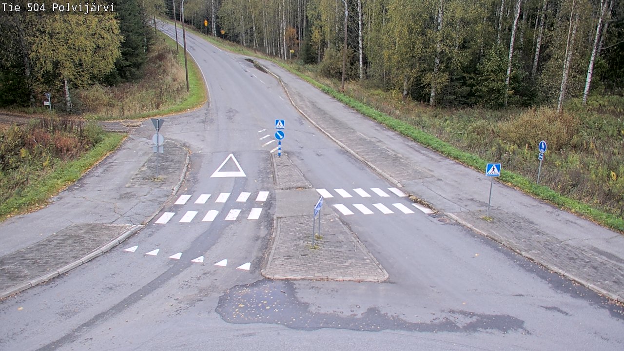 Weather Camera Image Road 504 Polvijärvi, Polvijärvi, Pohjois-Karjala