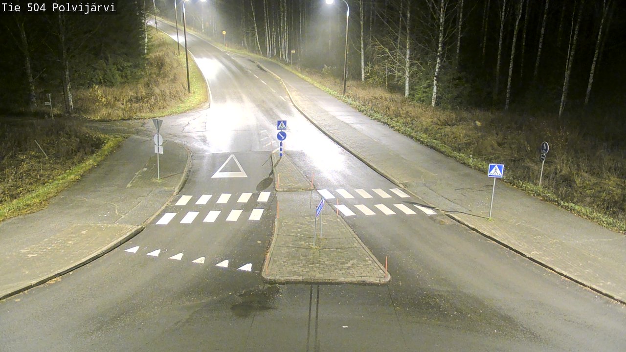 Kelikamerat Kuva Tie 504 Polvijärvi, Polvijärvi, Pohjois-Karjala