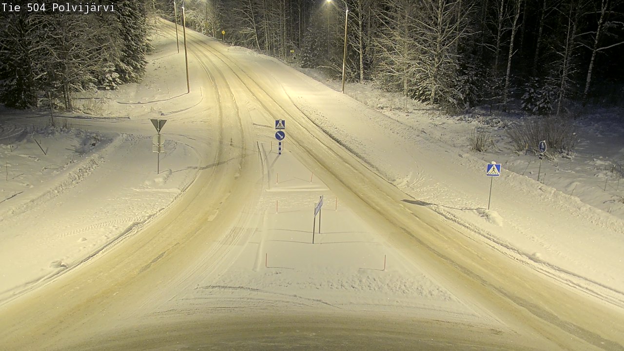 Kelikamerat Kuva Tie 504 Polvijärvi, Polvijärvi, Pohjois-Karjala