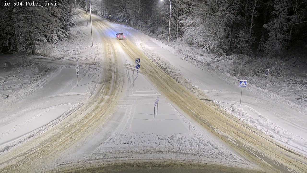 Kelikamerat Kuva Tie 504 Polvijärvi, Polvijärvi, Pohjois-Karjala