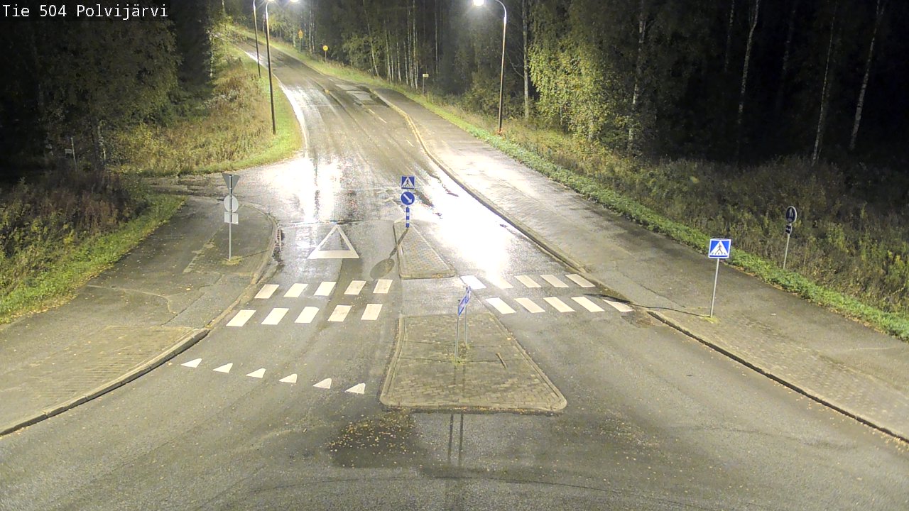 Kelikamerat Kuva Tie 504 Polvijärvi, Polvijärvi, Pohjois-Karjala