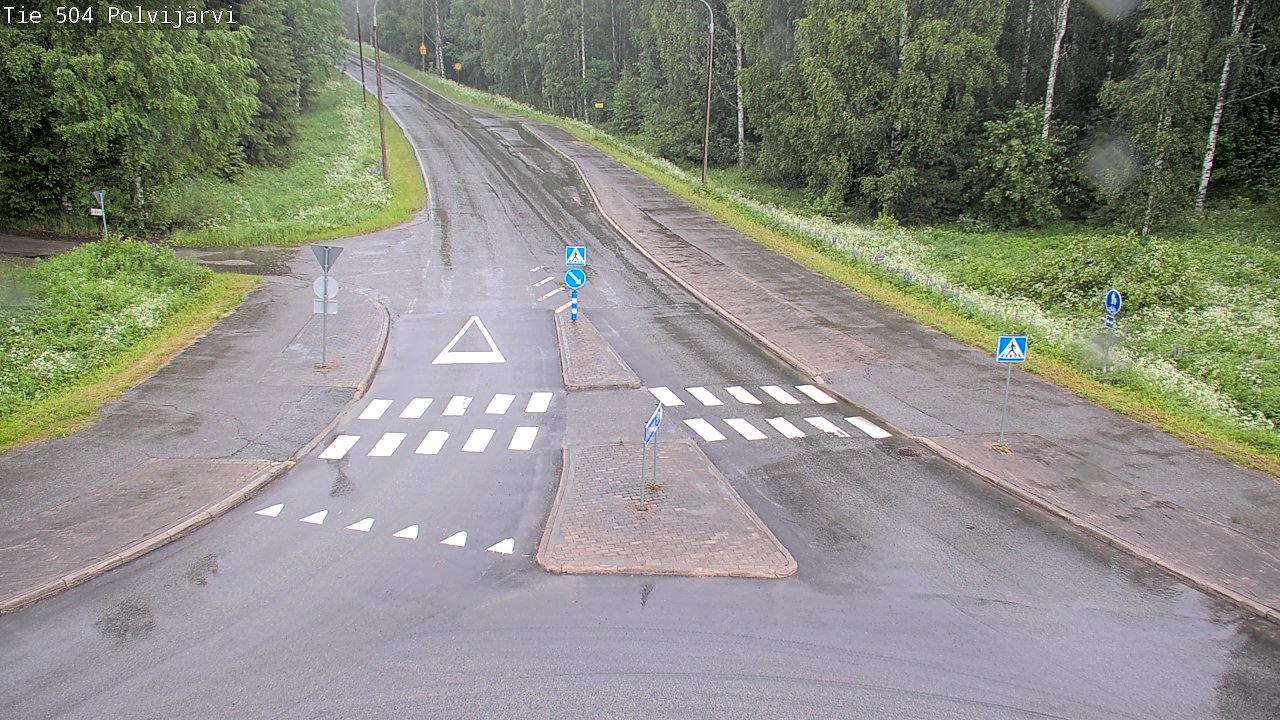 Kelikamerat Kuva Tie 504 Polvijärvi, Polvijärvi, Pohjois-Karjala