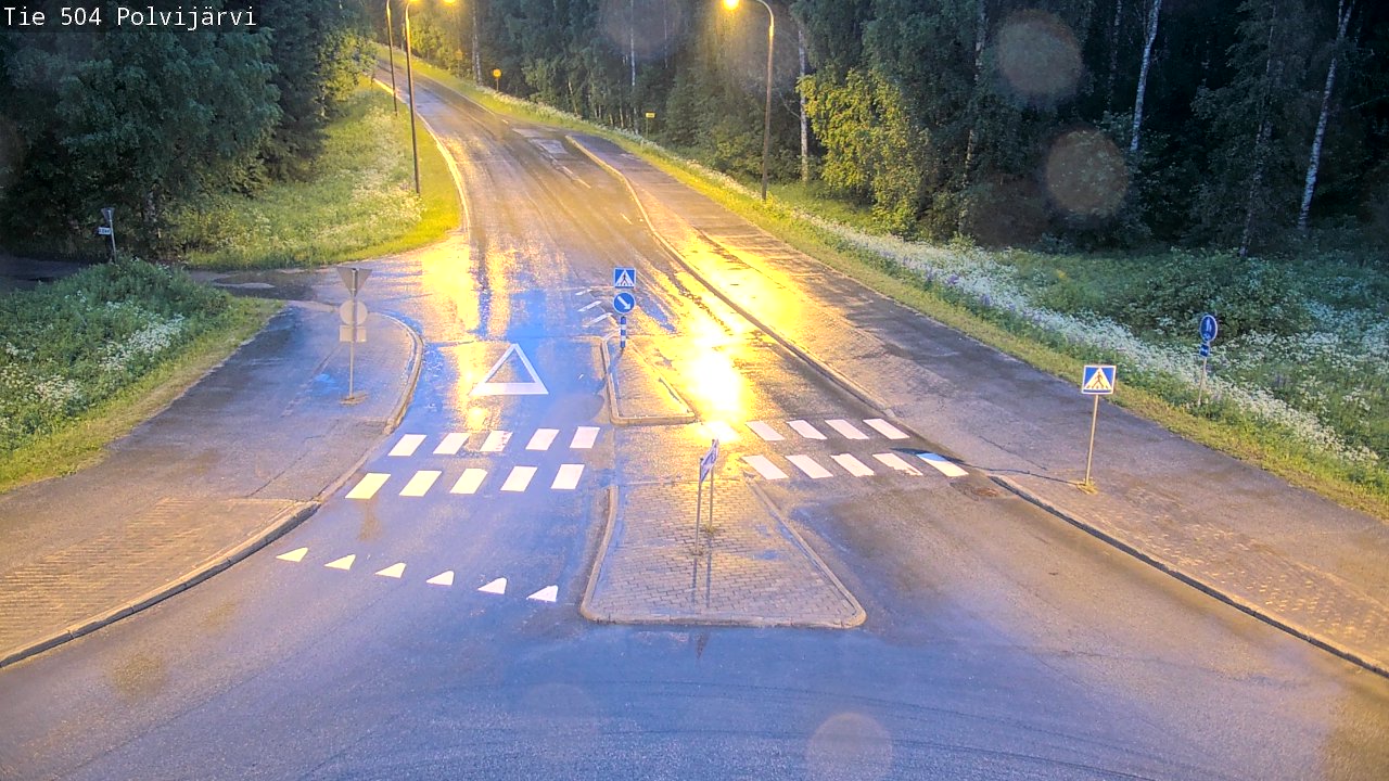 Kelikamerat Kuva Tie 504 Polvijärvi, Polvijärvi, Pohjois-Karjala